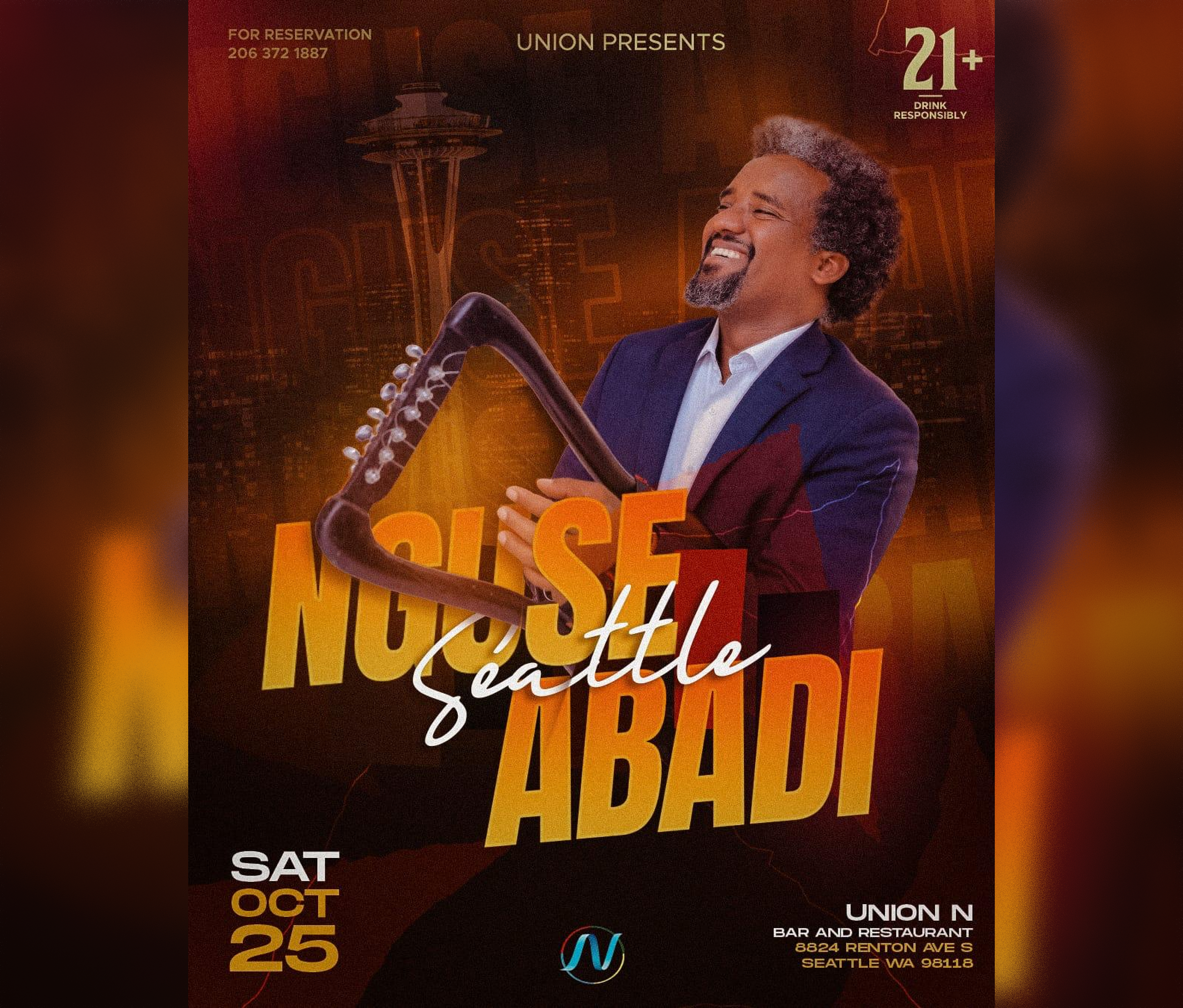 Nguse Abadi Live in Seattle!